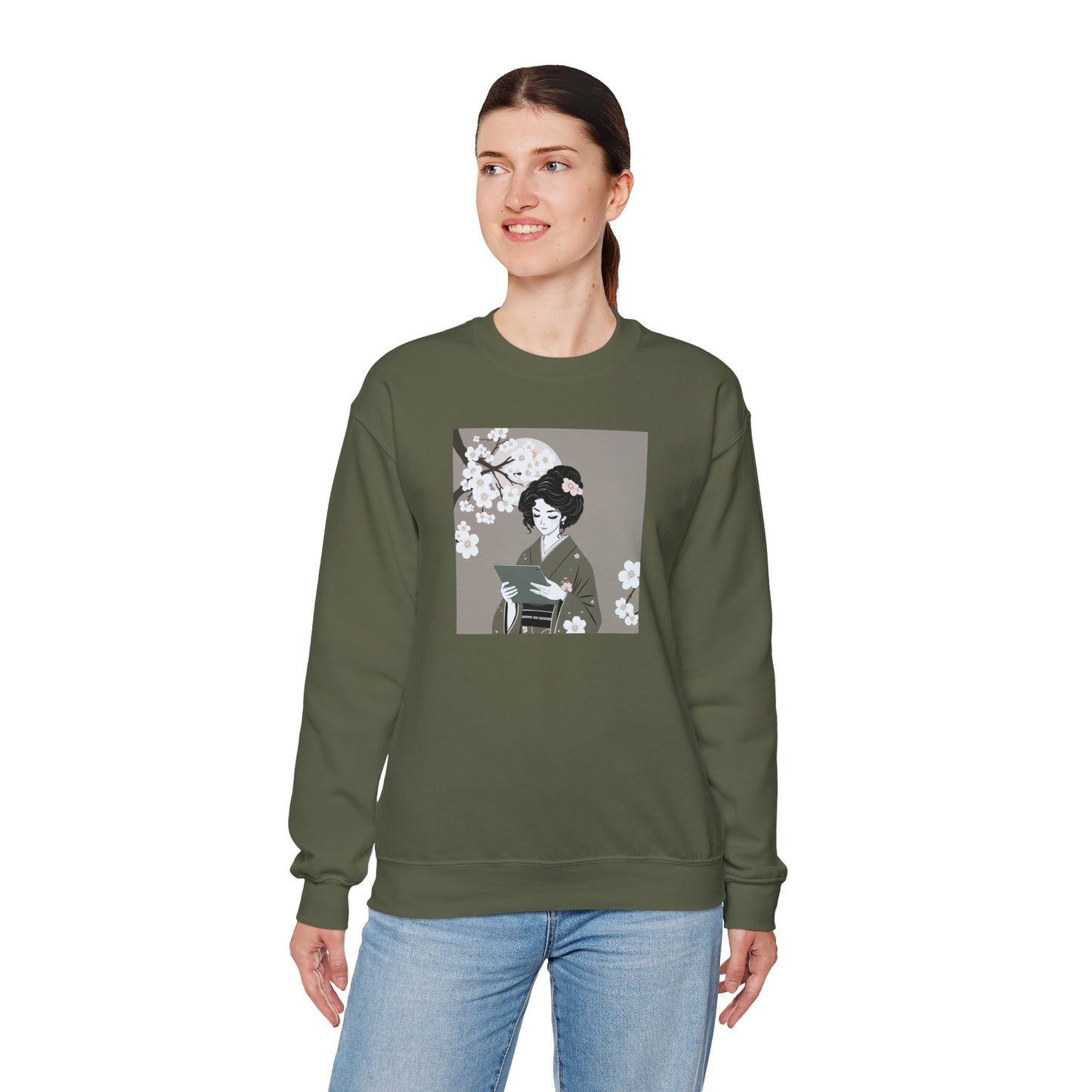 Geisha Girl Sweatshirt, Unisex