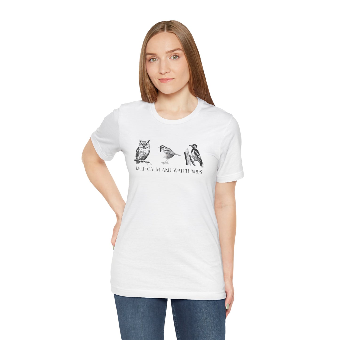 Keep Calm and Watch Birds Tee