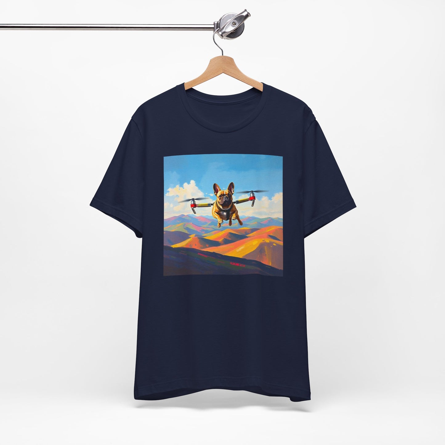 Flying Frenchie Unisex Short Sleeve Tee