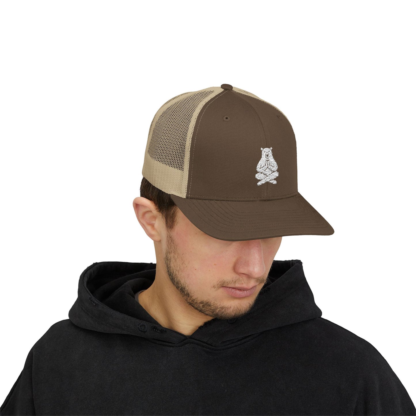 Zen Bear Snapback Trucker Cap