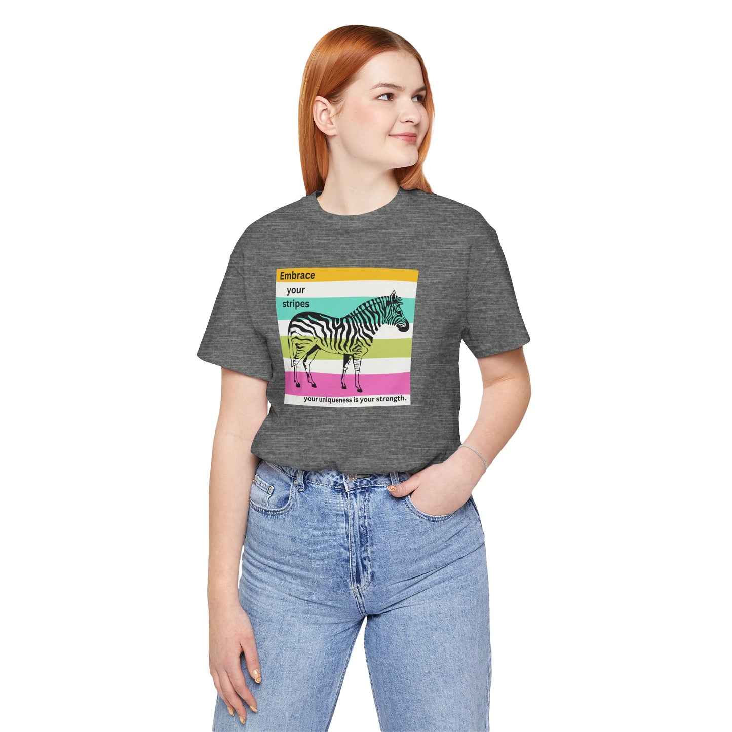 Embrace Your Stripes Unisex Jersey Tee