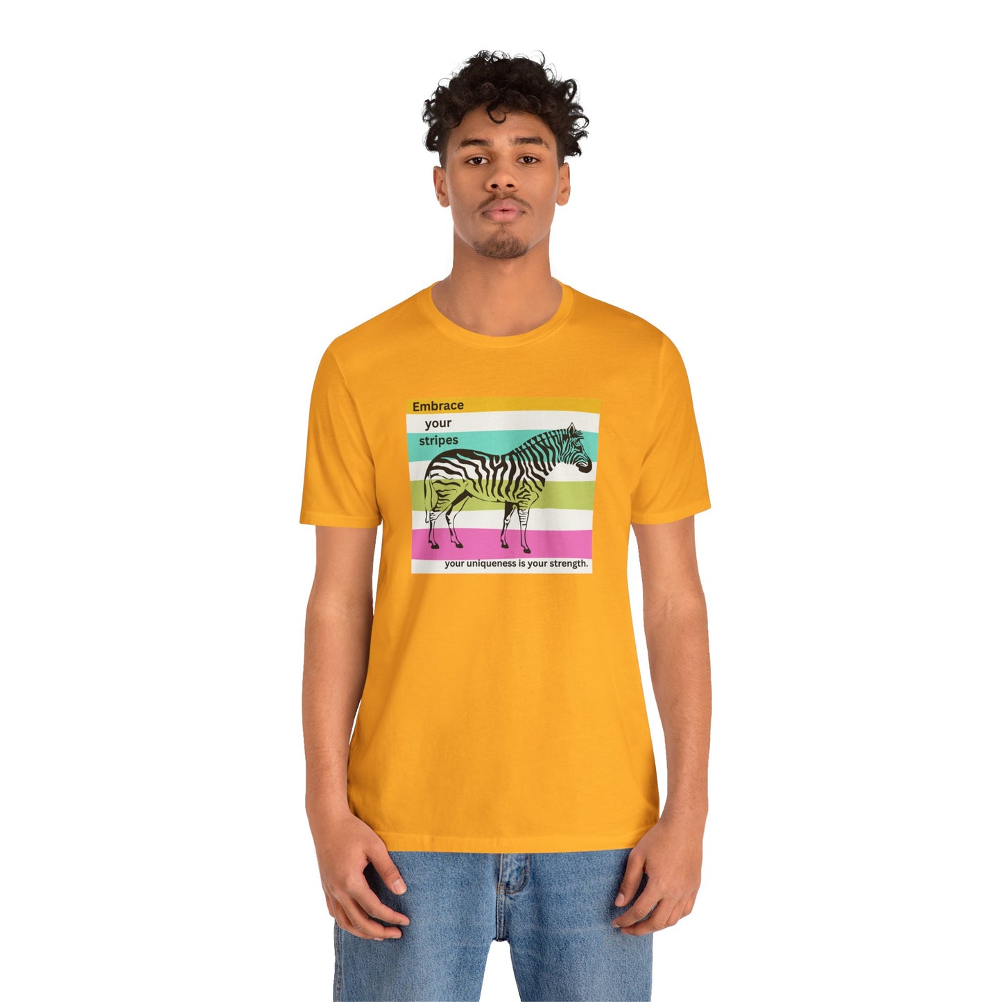 Embrace Your Stripes Unisex Jersey Tee