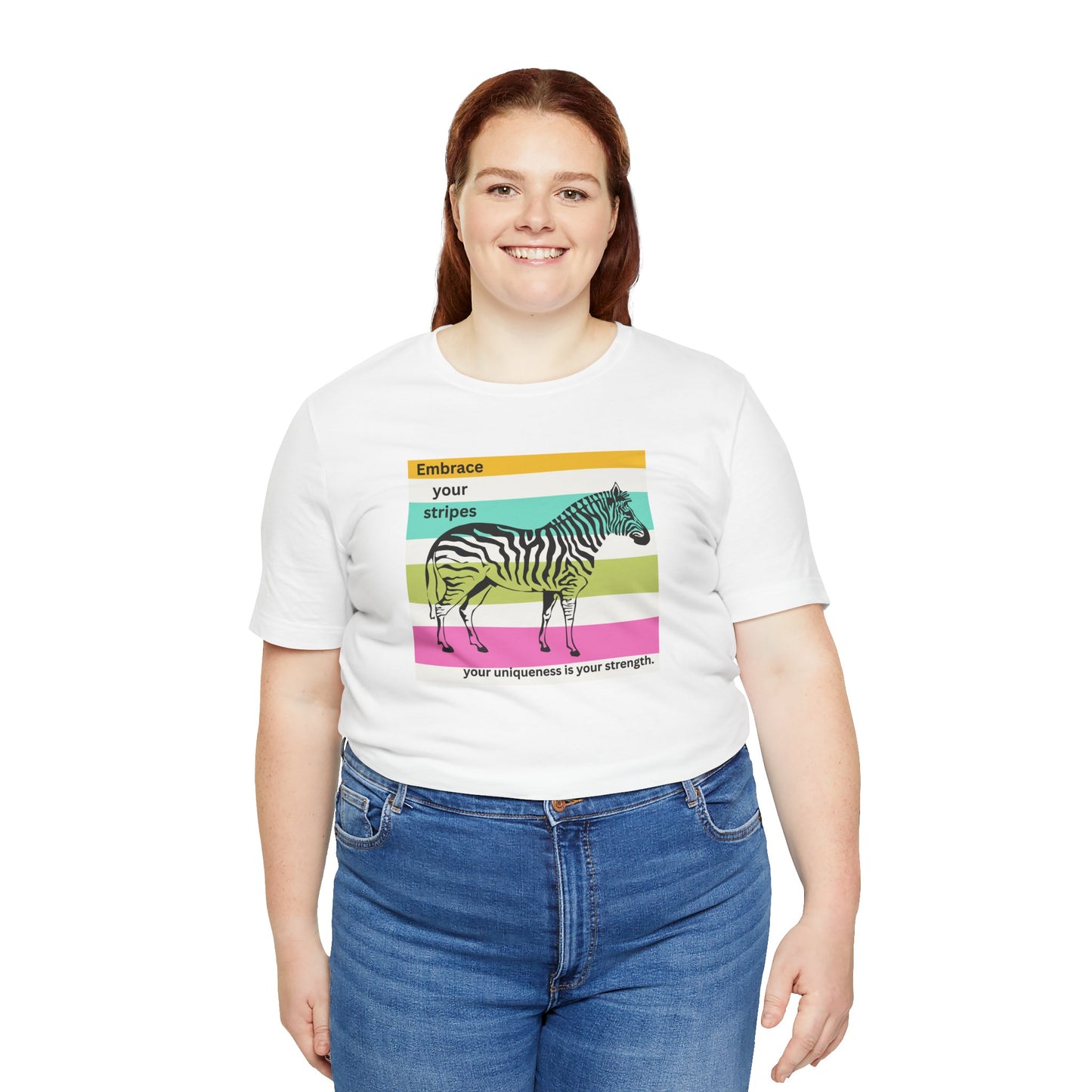 Embrace Your Stripes Unisex Jersey Tee