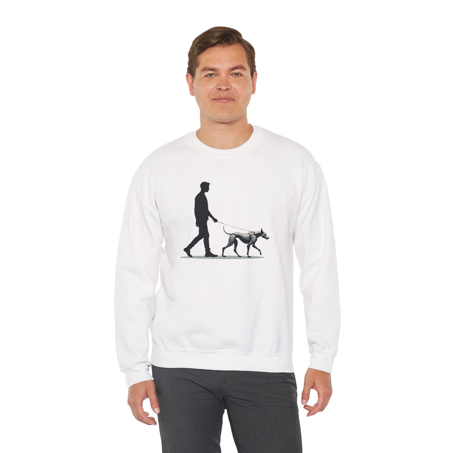 Robot Dog Crewneck Sweatshirt