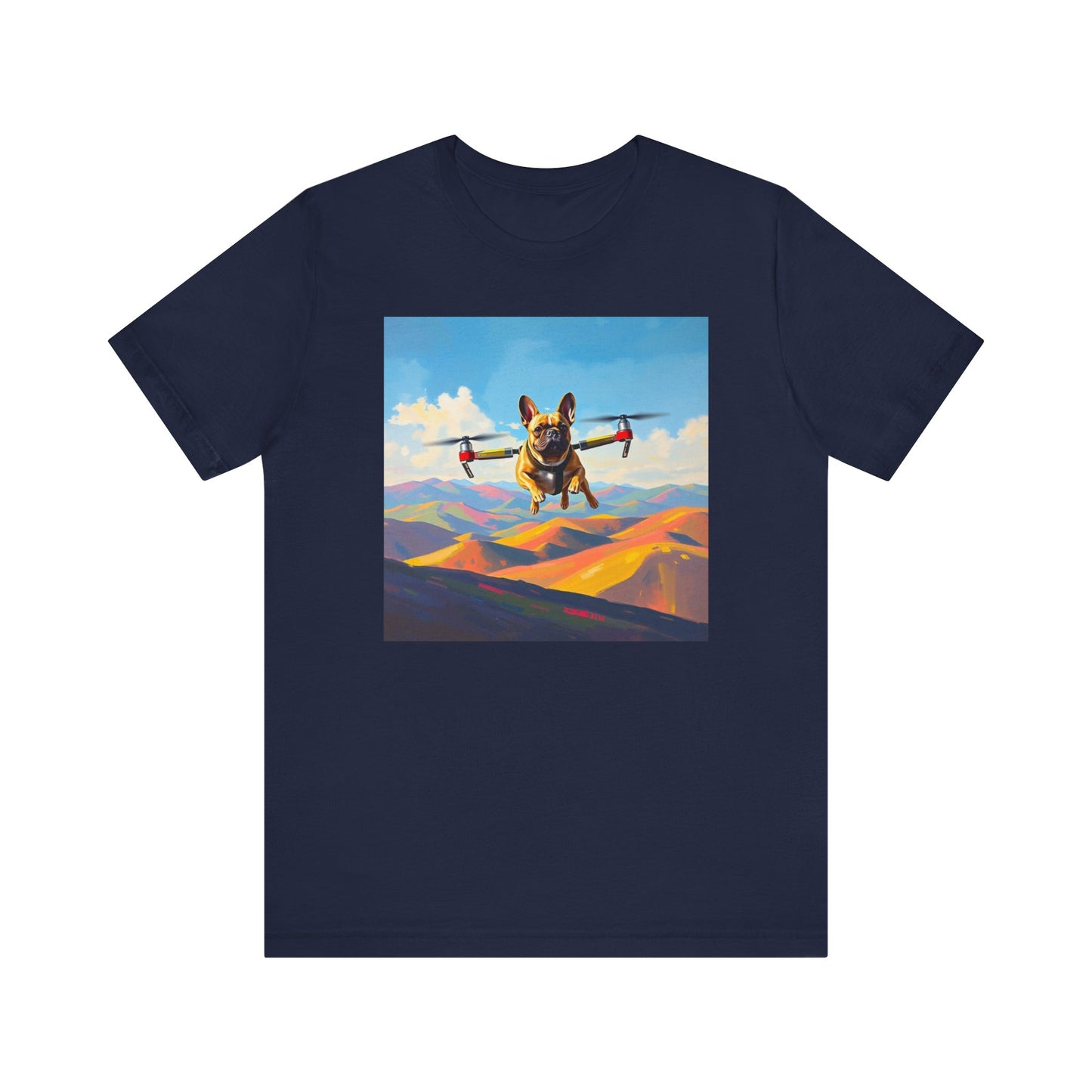 Flying Frenchie Unisex Short Sleeve Tee