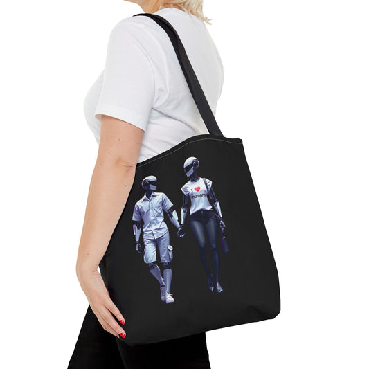 I Love Humans  Tote Bag for Tech Lovers