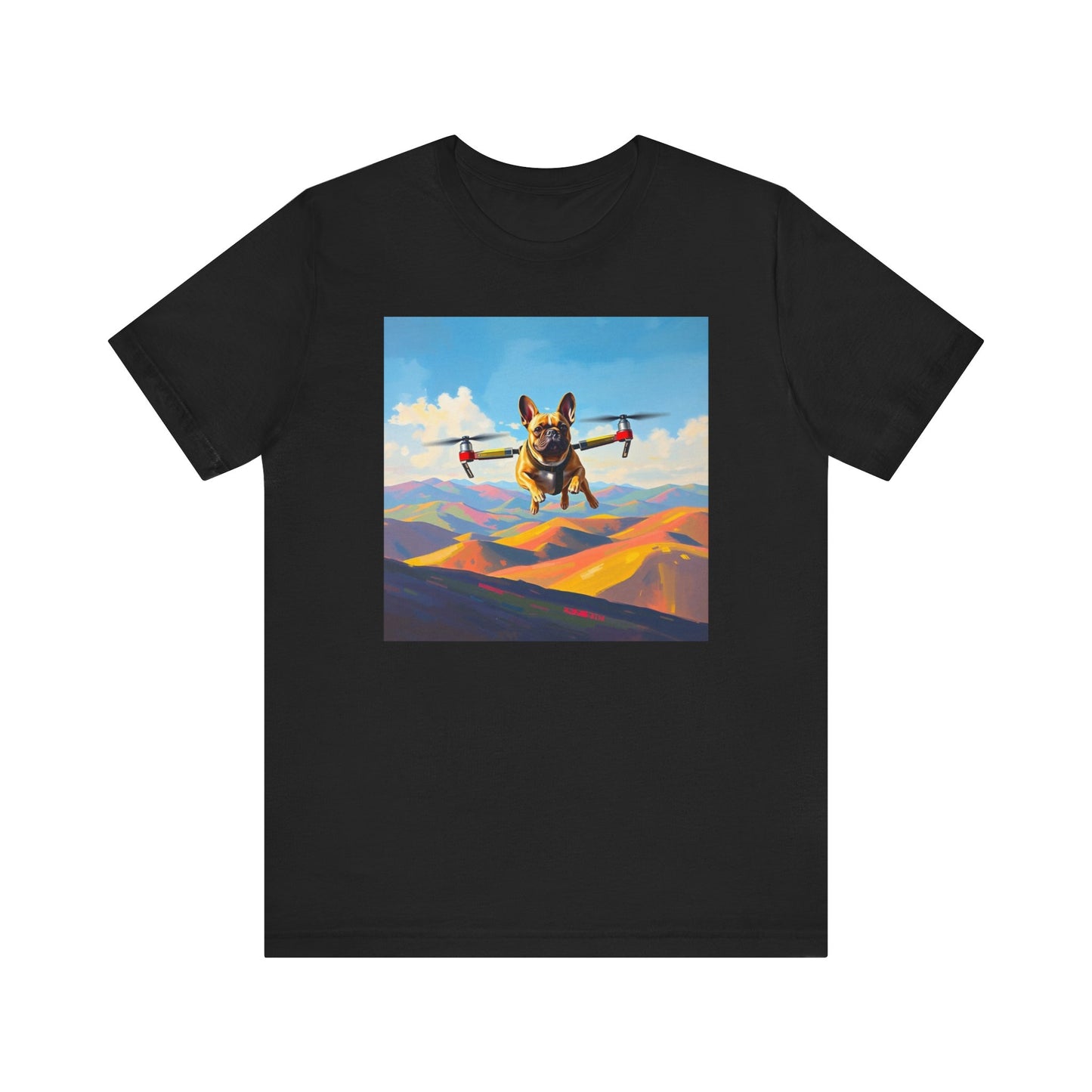 Flying Frenchie Unisex Short Sleeve Tee