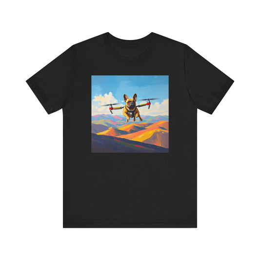 Flying Frenchie Unisex Short Sleeve Tee
