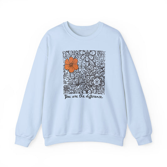 You Are The Difference Inspirational Sweatshirt
