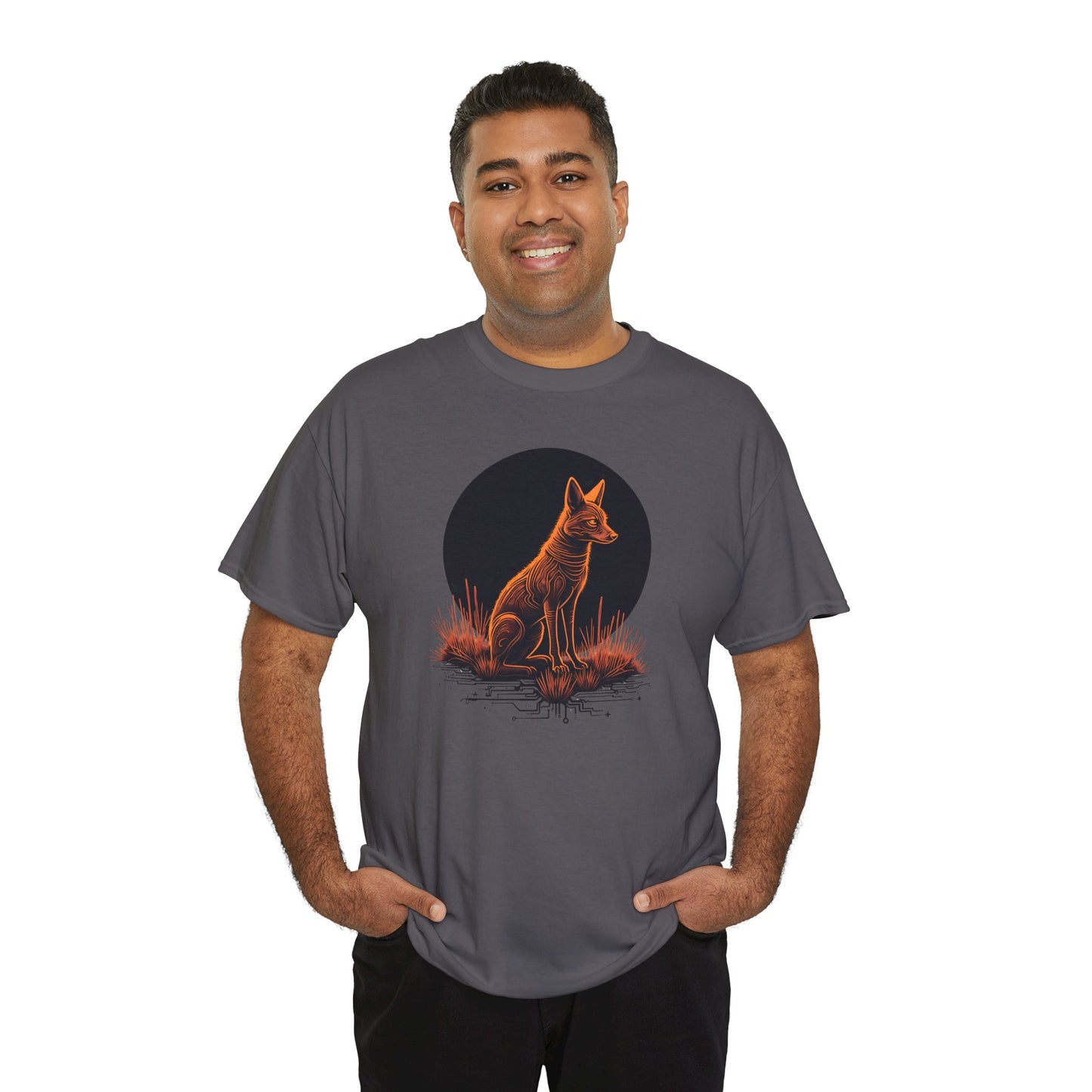 Neon Coyote Unisex Heavy Cotton Tee