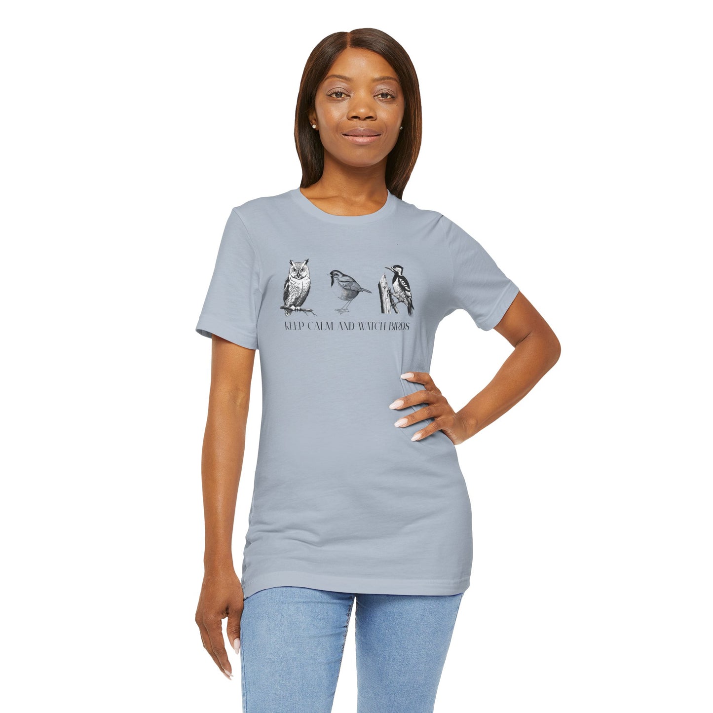 Keep Calm and Watch Birds Tee