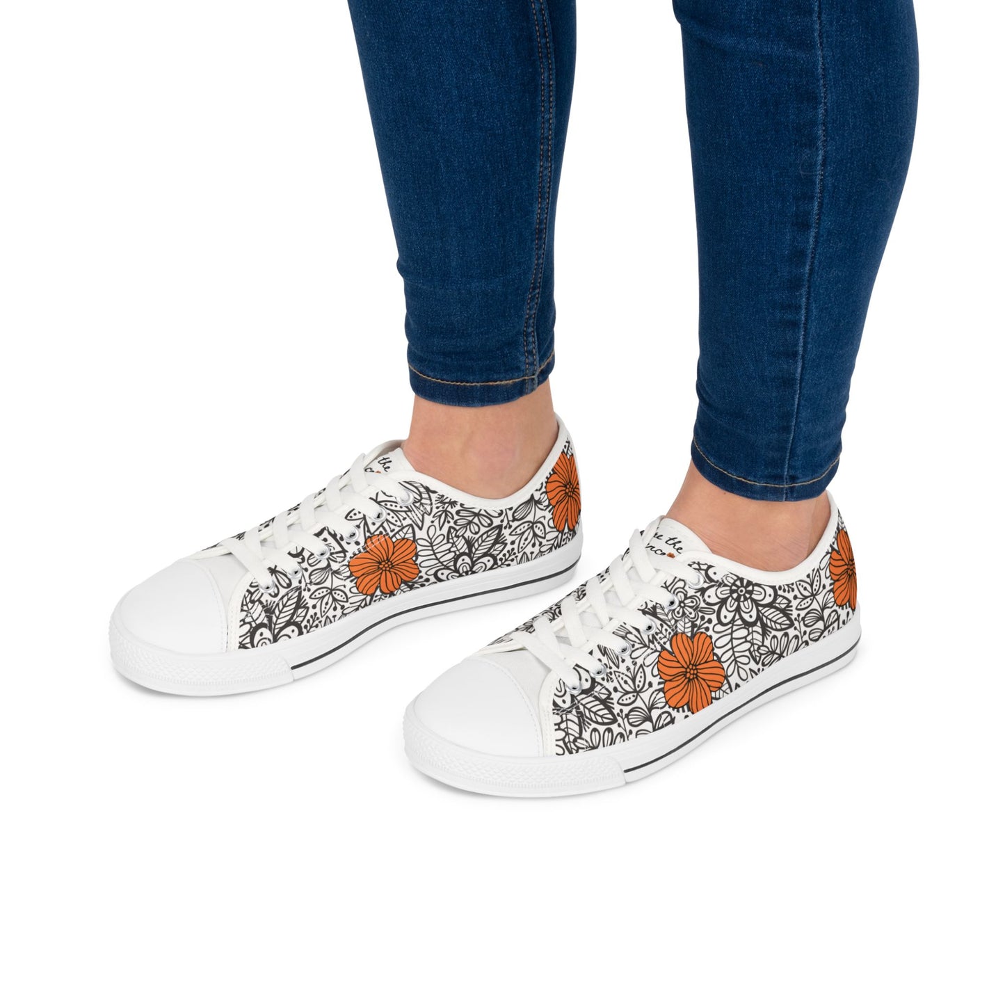 Floral Women's Low Top Sneakers