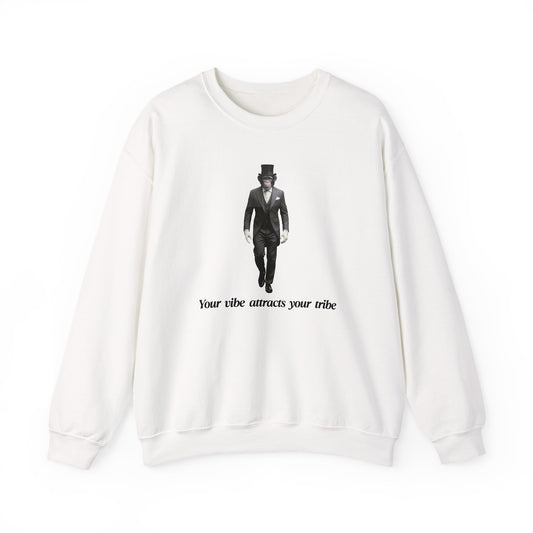 Your Vibe Attracts Your Tribe Crewneck Sweatshirt - Unisex Heavy Blend™