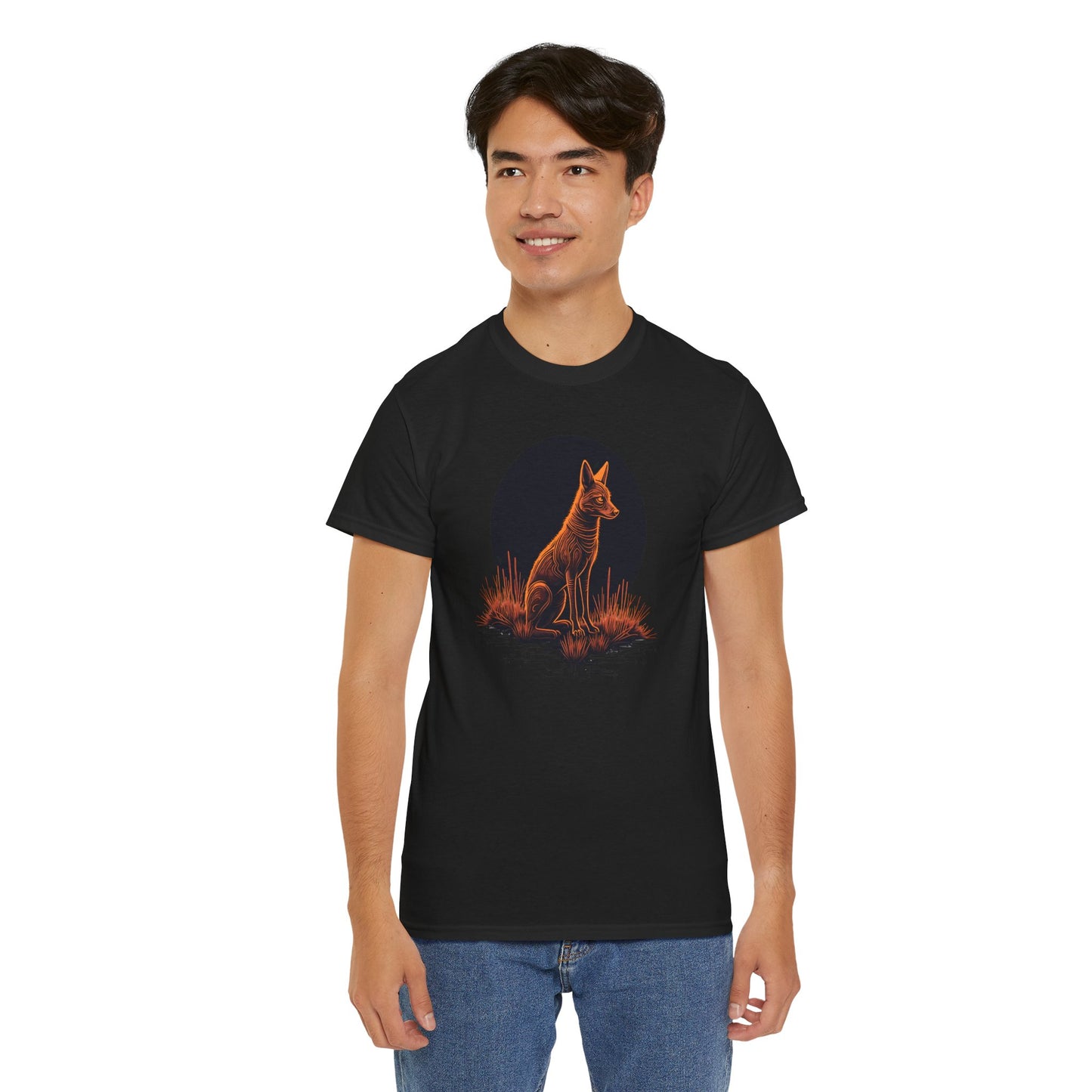 Neon Coyote Unisex Heavy Cotton Tee