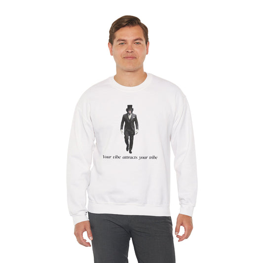 Your Vibe Attracts Your Tribe Crewneck Sweatshirt - Unisex Heavy Blend™