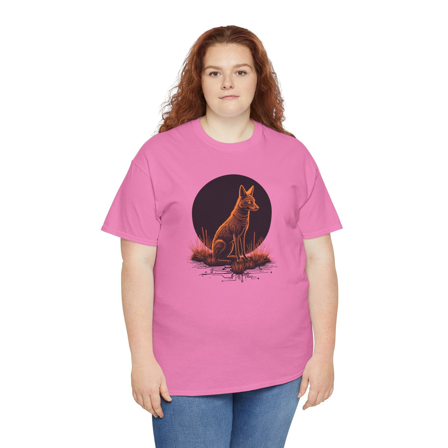 Neon Coyote Unisex Heavy Cotton Tee